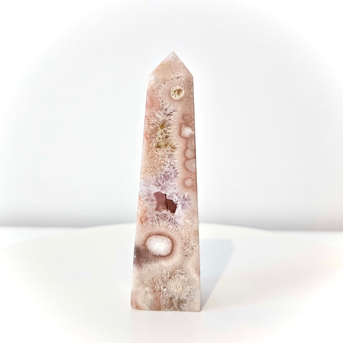Tour ✦ RARE ✦ Améthyste Rose x Agate Fleur AAA #167