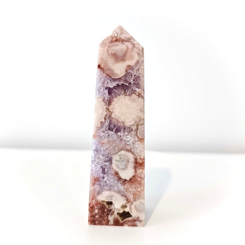 Tour ✦ RARE ✦ Améthyste Rose x Agate Fleur AAA #171