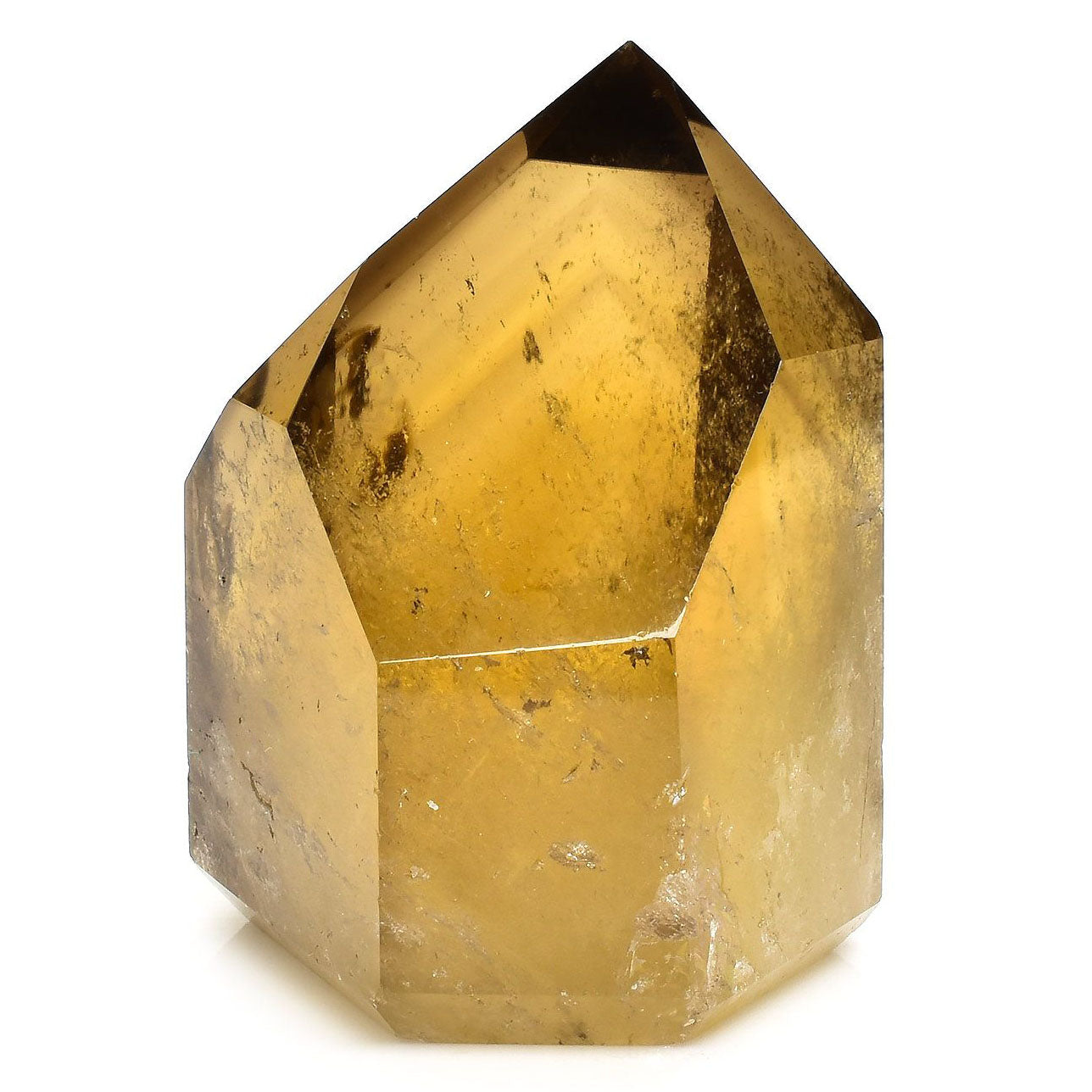 Citrine pointe minéraux cristaux