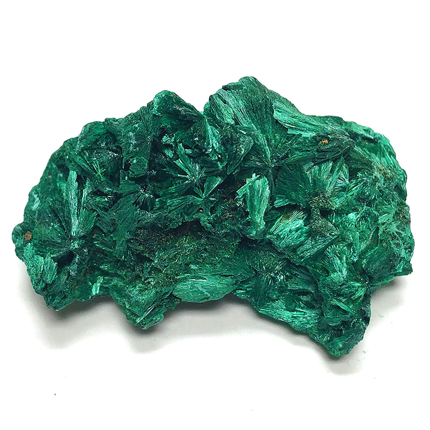Malachite fibreuse brute minéraux crystaux