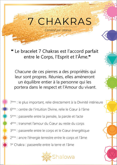 Bracelet ✦ 7 Chakras