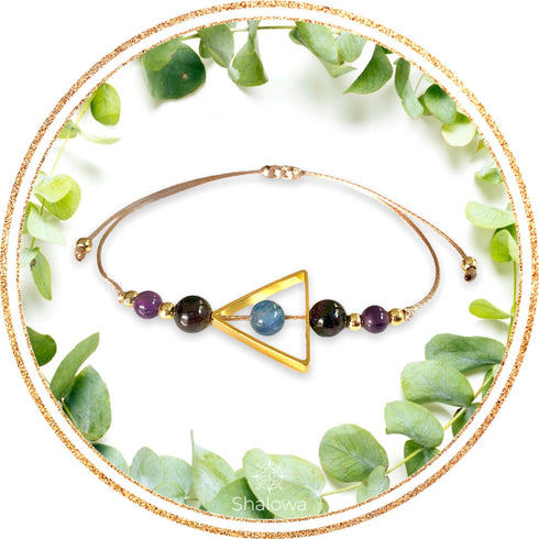 Bracelet Astro ✦ Taureau / Sagittaire / Capricorne ✦ Triangle